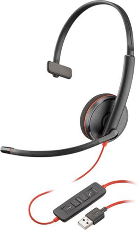 Auriculares Poly Blackwire 3210 Monaural Alámbrico USB-A