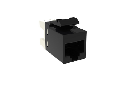 MODULO JACK, SL110, RJ45,CAT6, NEGRO